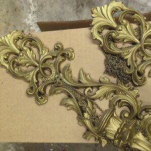 Set of two vintage wall sconces